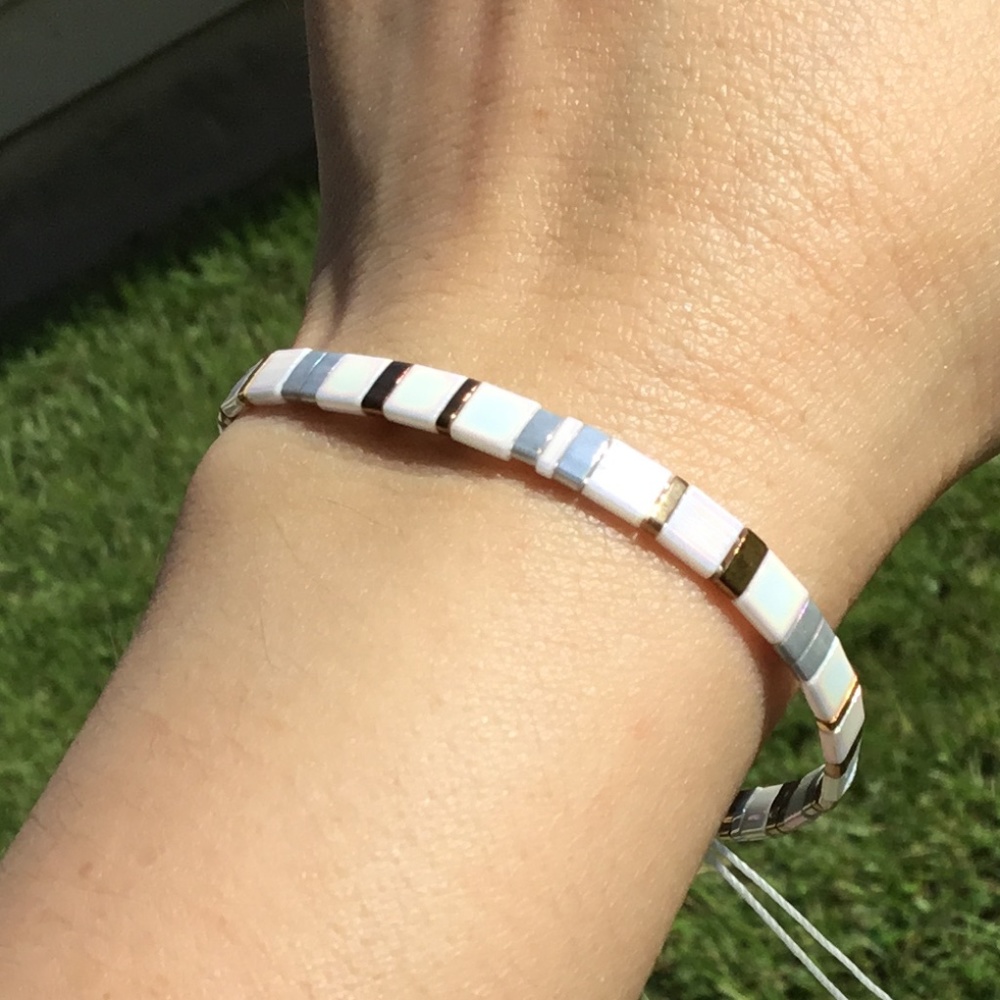 🆕 Miyuki tila bead bracelet - Picture 3 of 3